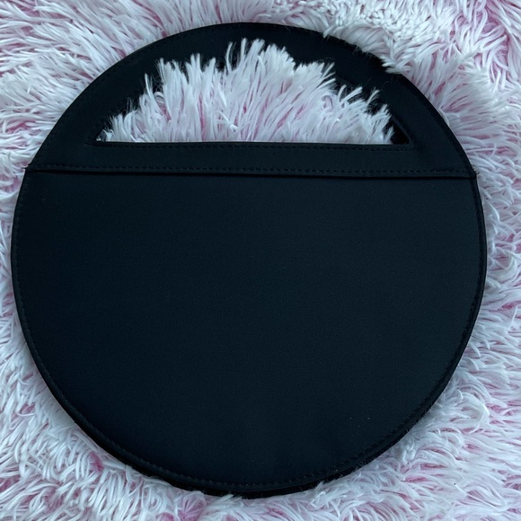 Nolita round cut out handle brocade colorful asian fabric modern purse bag - Picture 2 of 15